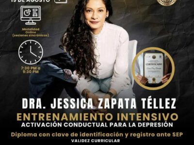 Entrenamiento online en activación conductual para la depresión.