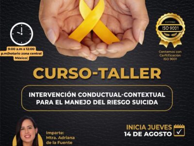 Intervención Conductual-Contextual para el manejo del riesgo suicida.