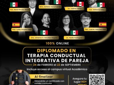 🎄Diplomado en Terapia  Conductual Integrativa de Pareja🎁
