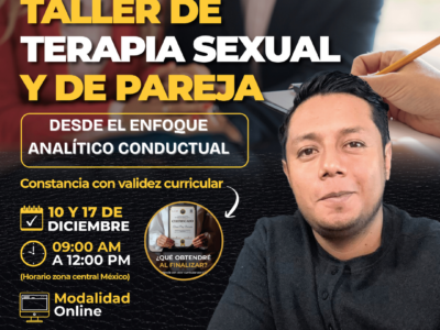 Terapia sexual y de pareja desde el enfoque analítico conductual.