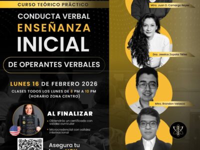 🟠Curso Online-Conducta Verbal: Enseñanza inicial de operantes verbales🟠