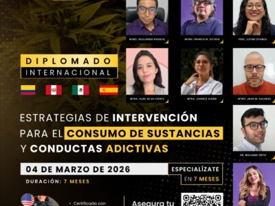 🟡Diplomado en Estrategias de intervención para el consumo de sustancias y conductas adictivas🟡.
